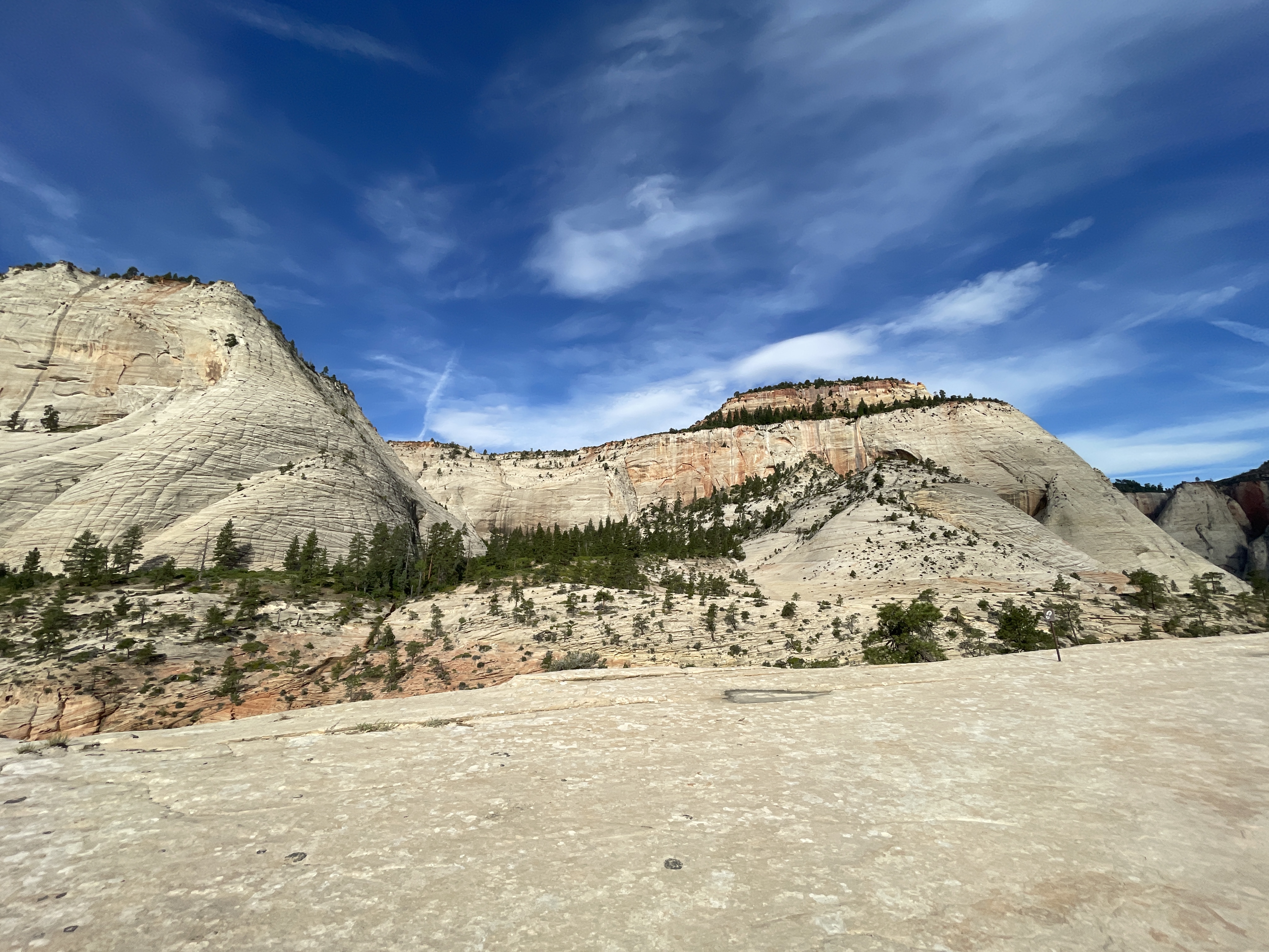 View after passing Angel's Landing in Zion National Park